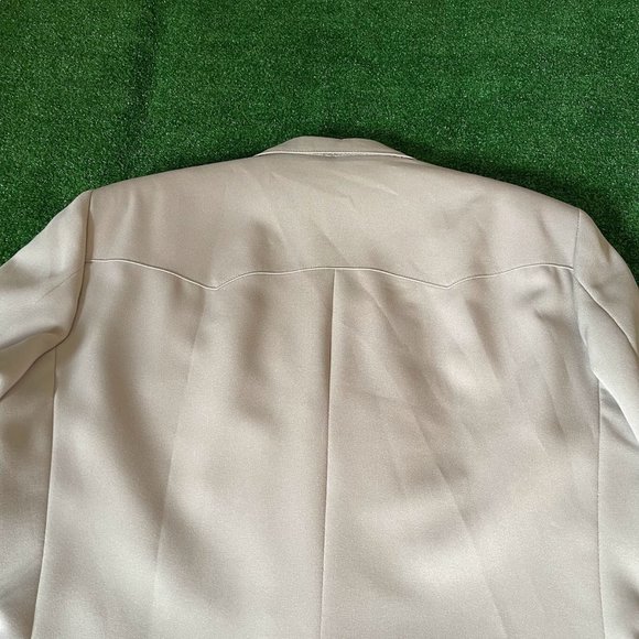 Farah Westernwear Vintage Beige Cowboy Western Blazer Casual Jacket Size 44L - Picture 11 of 11